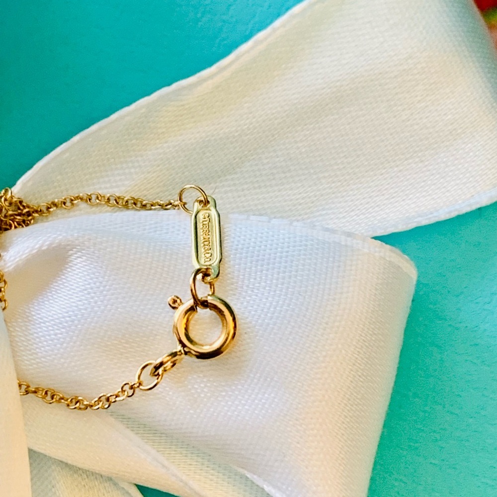 ♥️❌❌SOLD ❌❌Authentic Tiffany 18k Yellow Gold Diamond Arrow ♥️ - Picture 12 of 13